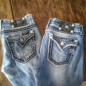 (2 pairs) Miss Me Jeans